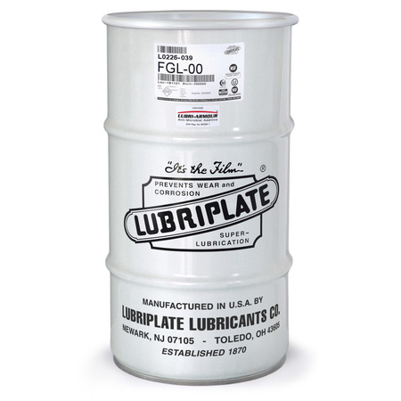 LUBRIPLATE Fgl-00, ¼ Drum, H-1/Food Grade White Grease For Auto Lube Systems L0226-039